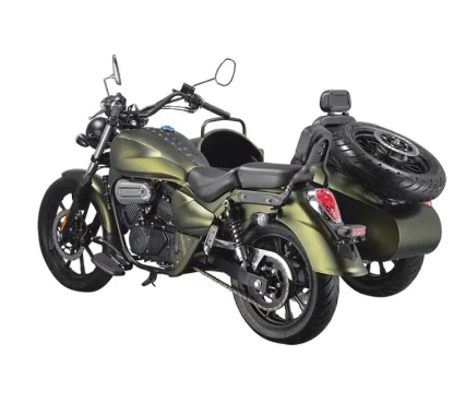 Trehjulig elektrisk motorcykel